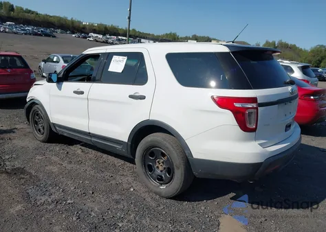 2014 Ford Police Interceptor из США, поврежденный, VIN 1FM5K8AR8EGB45387